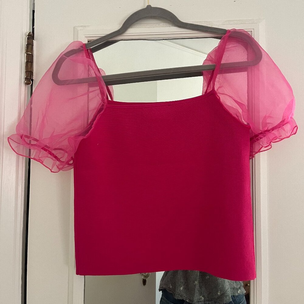 House of Harlow 1960 Pink Shirt